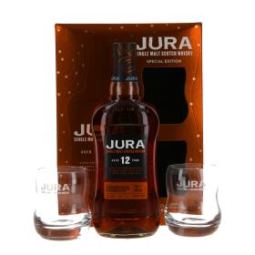 Jura with 2 glasses without outer packaging 12 Years