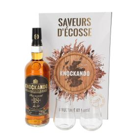 Knockando Slow Matured with 2 glasses 18 Years